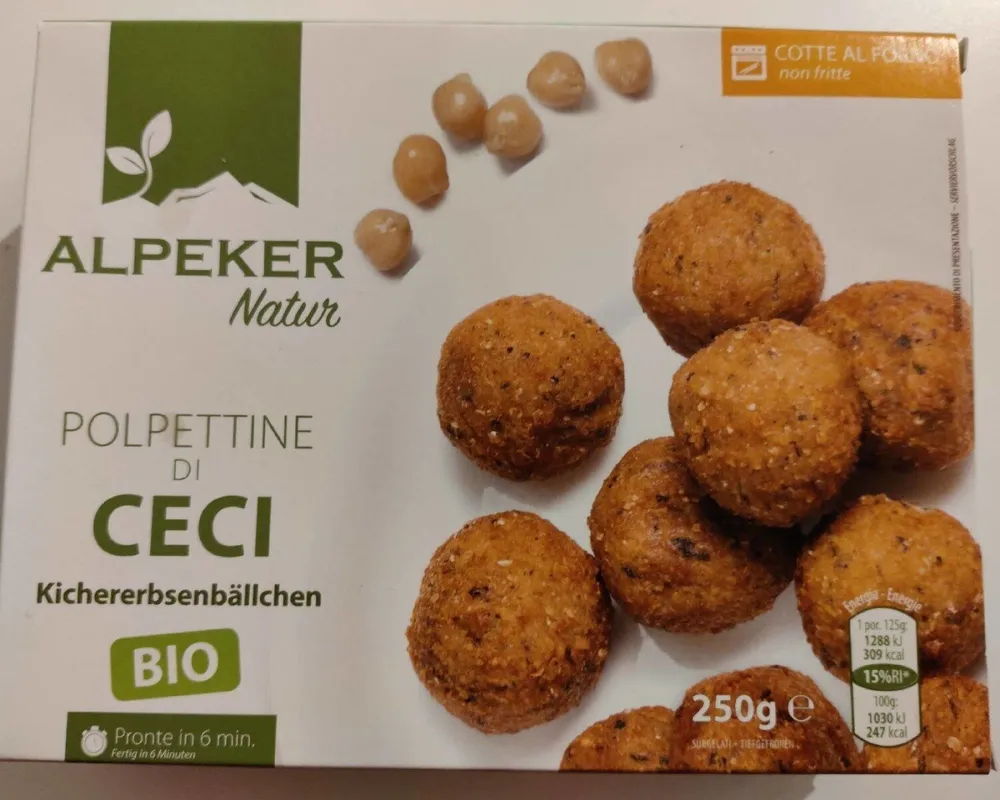 Polpettine di ceci
