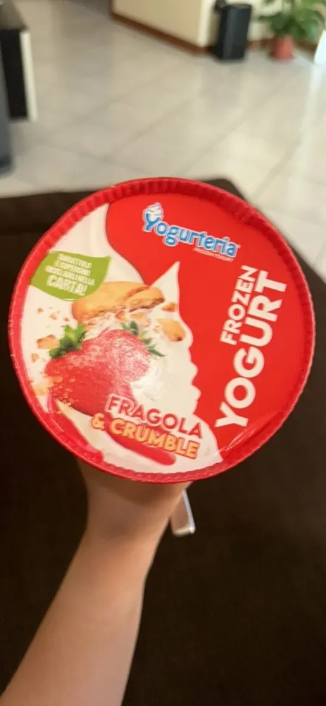 Frozen Yogurt Fragola & Crumble