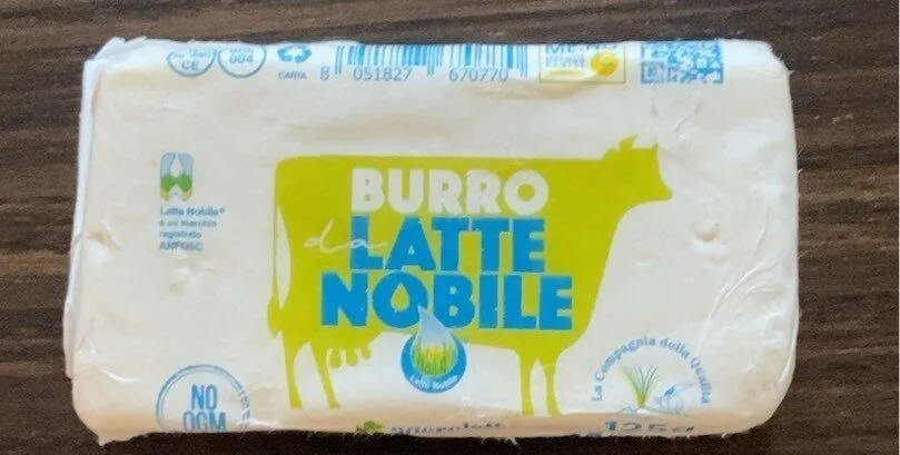 Burro latte nobile
