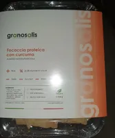 Focaccia proteica con curcuma