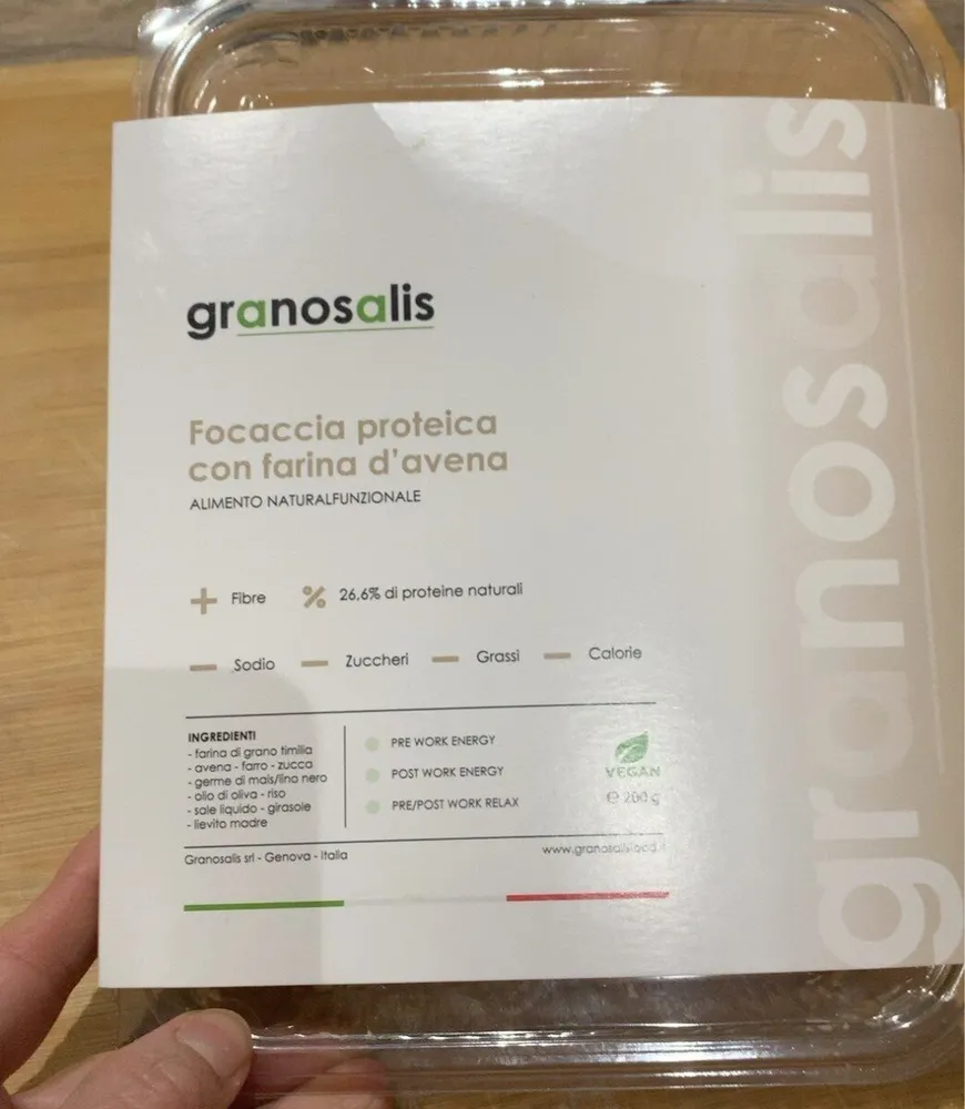 Focaccia proteica