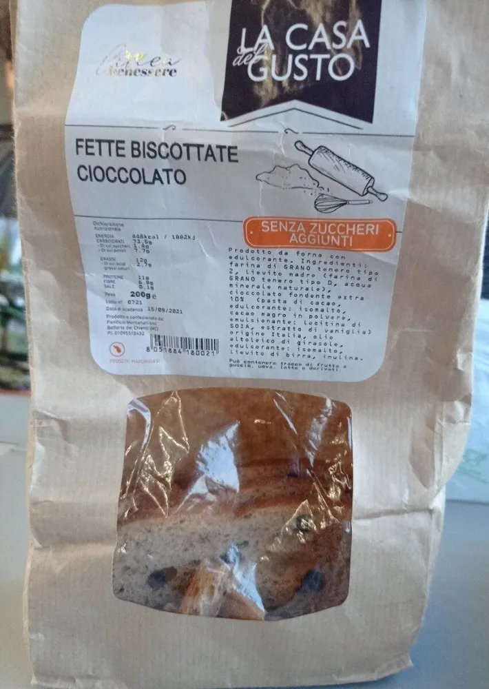 Fette biscottate cioccolato