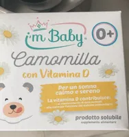 Camomilla con vitamina d
