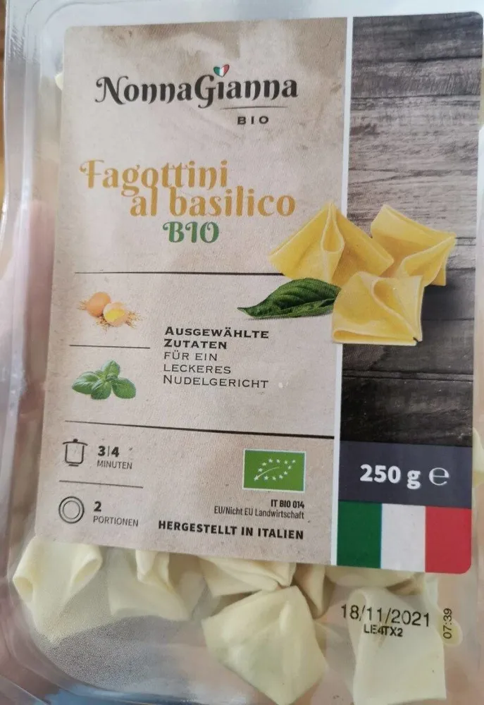 Fagottini al Basilico