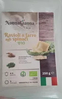 Ravioli di farro agli spinaci