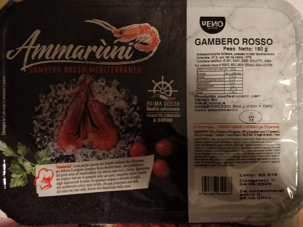 Ammaruni gambero rosso Mediterraneo