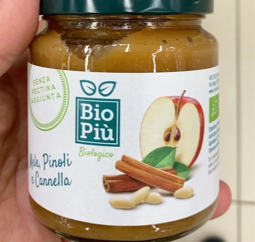 Marmellata mele, pinoli e cannella