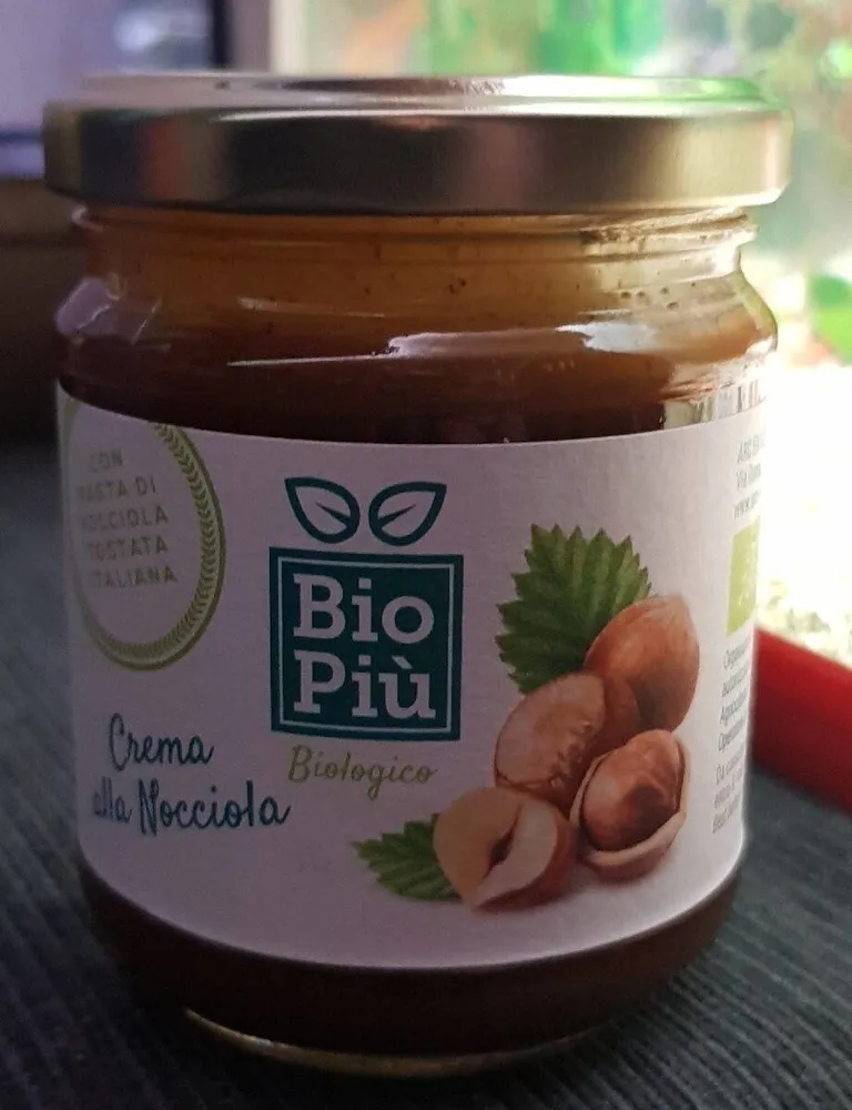 Crema alla nocciola biologica