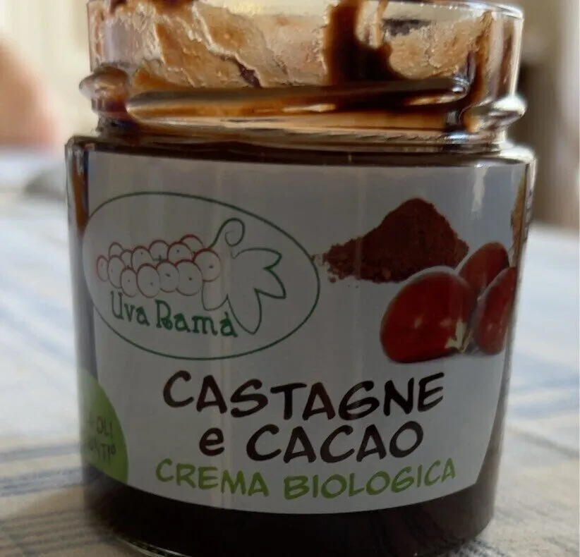 Castagne e cacao crema biologica