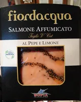 Fiordacqua - Salmone affumicato al pepe e limone