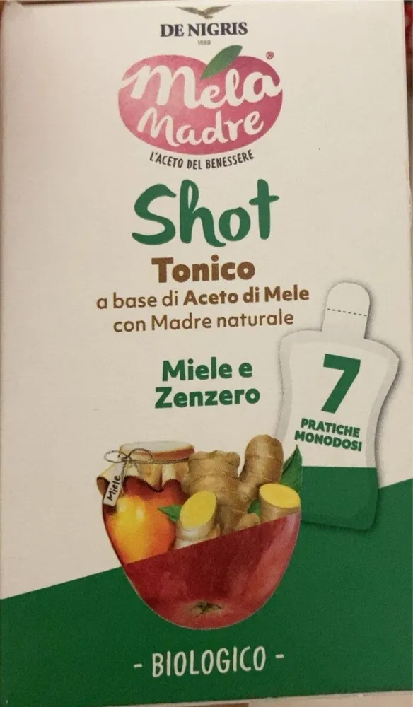 Shot tonico a base di aceto di mele con Madre Naturale
