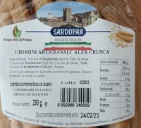 Grissini artigianali alla crusca