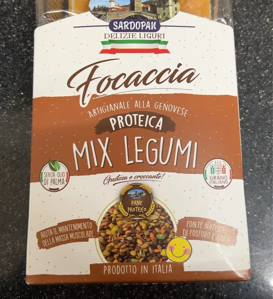 Focaccia integrale proteica