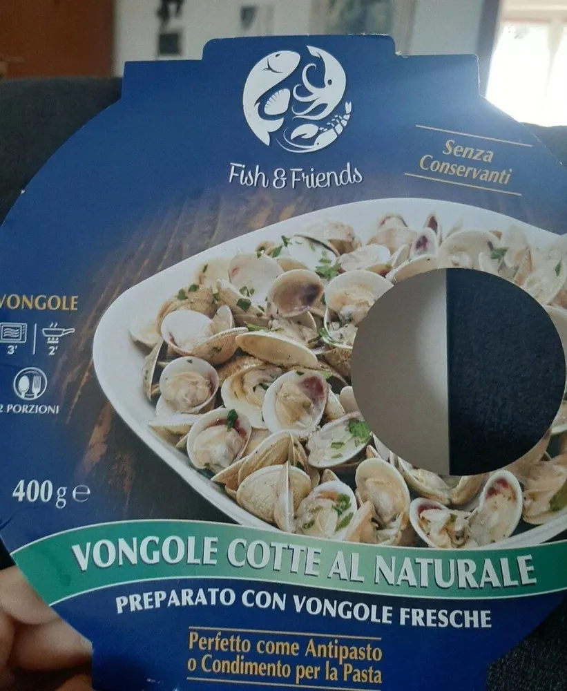 Vongole cotte al naturale