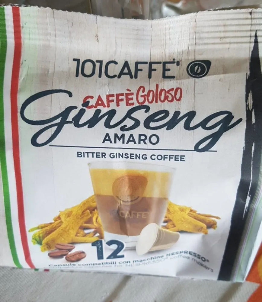 101caffè ginseng amaro