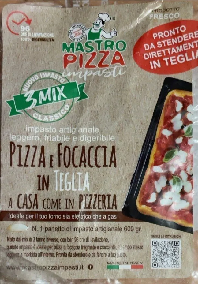 Impasto pizza e focaccia in teglia