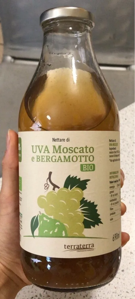 NETTARE DI UVA Moscato e bergamotto