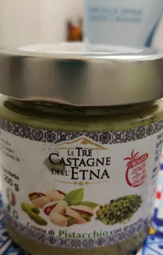 Crema di pistacchio con granella