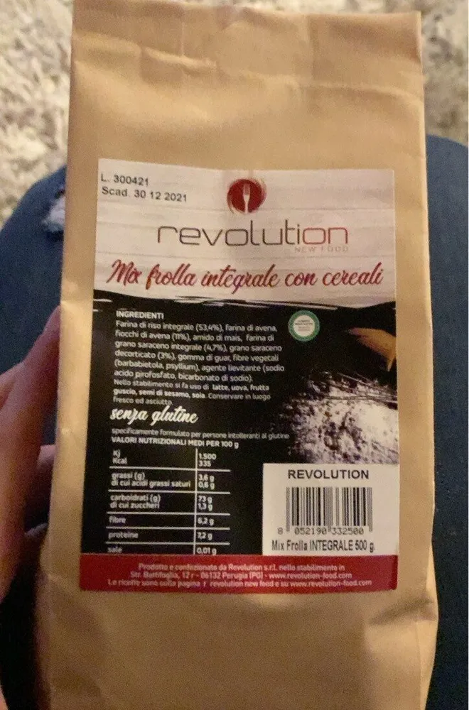 Mix frolla integrale con cereali