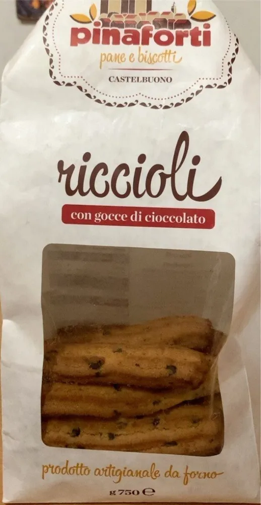 Riccioli con gocce di cioccolato