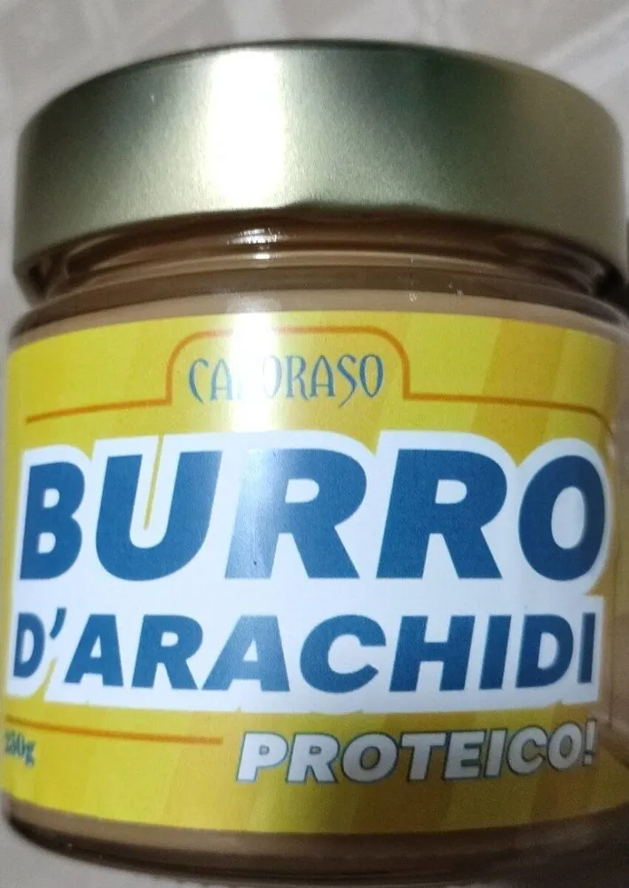 Burro d'arachidi proteico