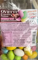 Ovetti di cioccolato fondente confettati