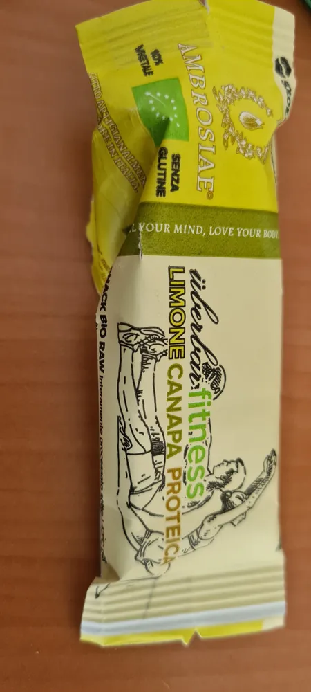 Barre bio Citron & protéines Chanvre