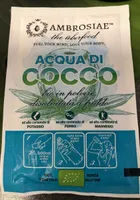 Ambrosiae Acqua Di Cocco In Polvere Bio