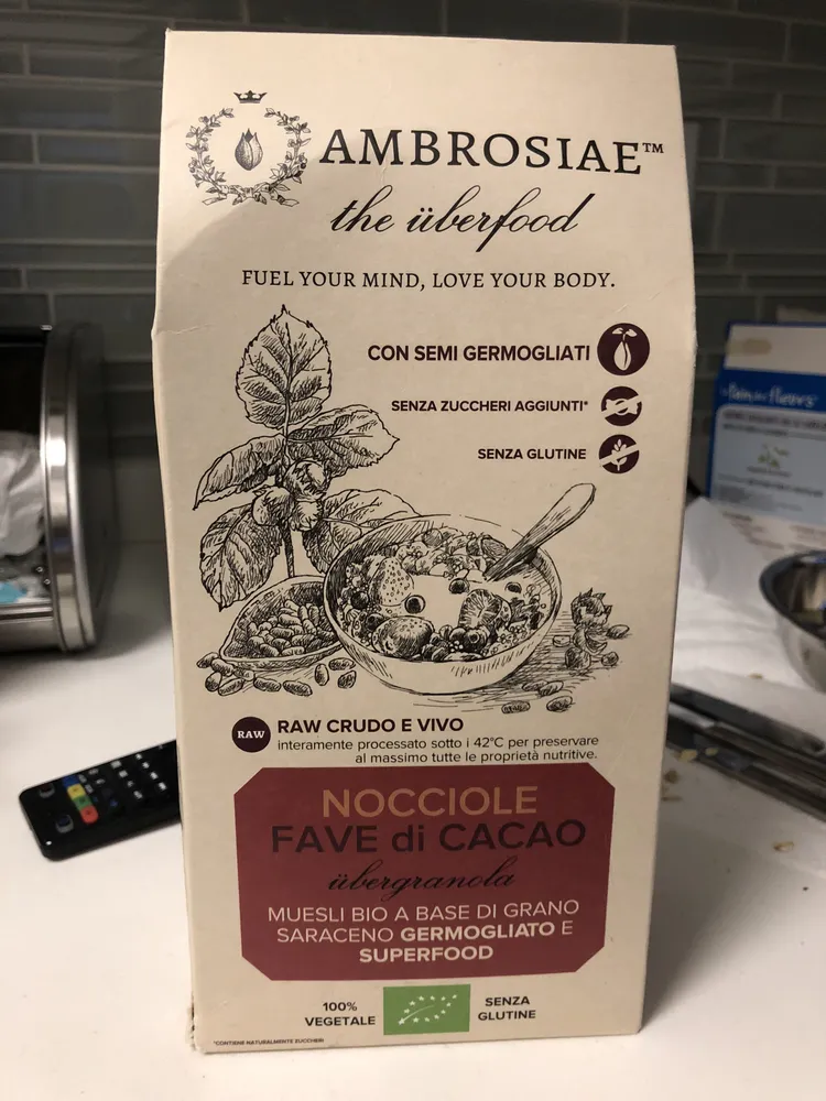 Granola bio à base de sarrasin germé et super aliments