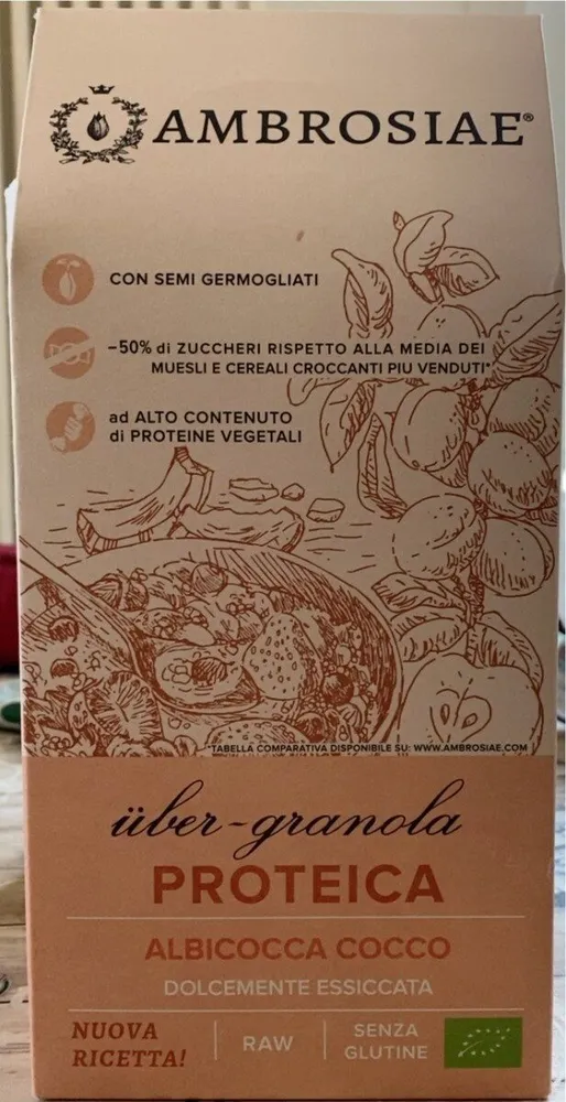 über-granola PROTEICA Albicocca Cocco