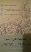 Uber granola cacao e cocco