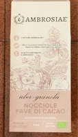 über-granola nocciole fave di cacao