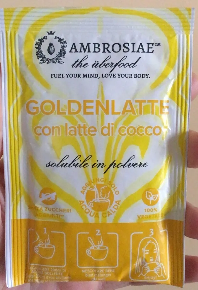 GOLDENLATTE con latte di cocco