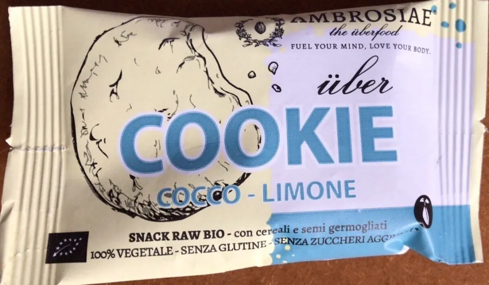 cookie cocco limone