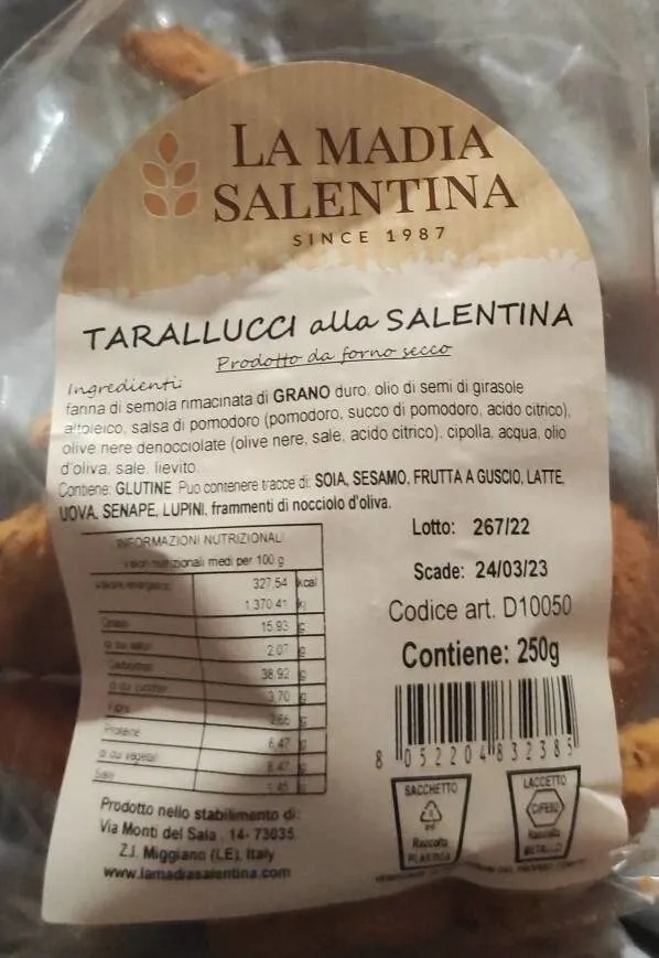 Tarallucci alla salentina