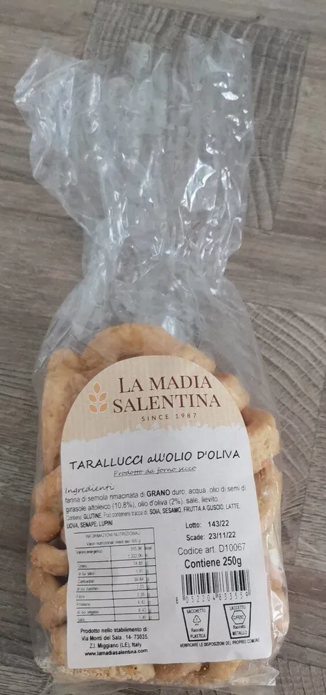 Tarallucci all'olio d'oliva