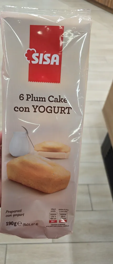 Sisa 6 plum cake con yogurt