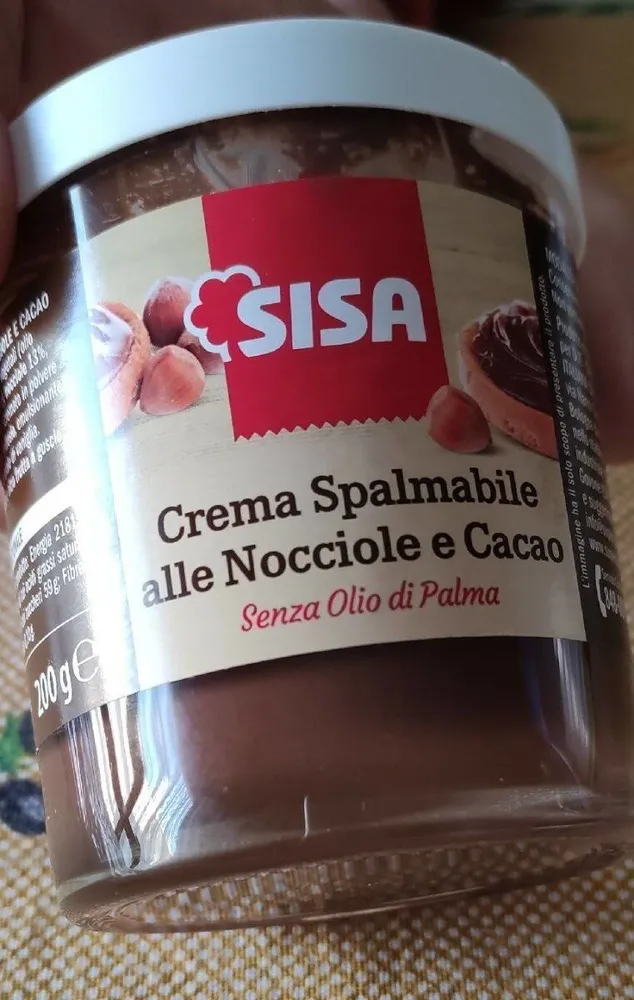 Crema spalmabile alle nocciole e cacao