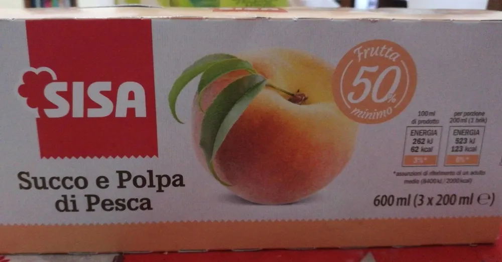 Succo e polpa di Pesca