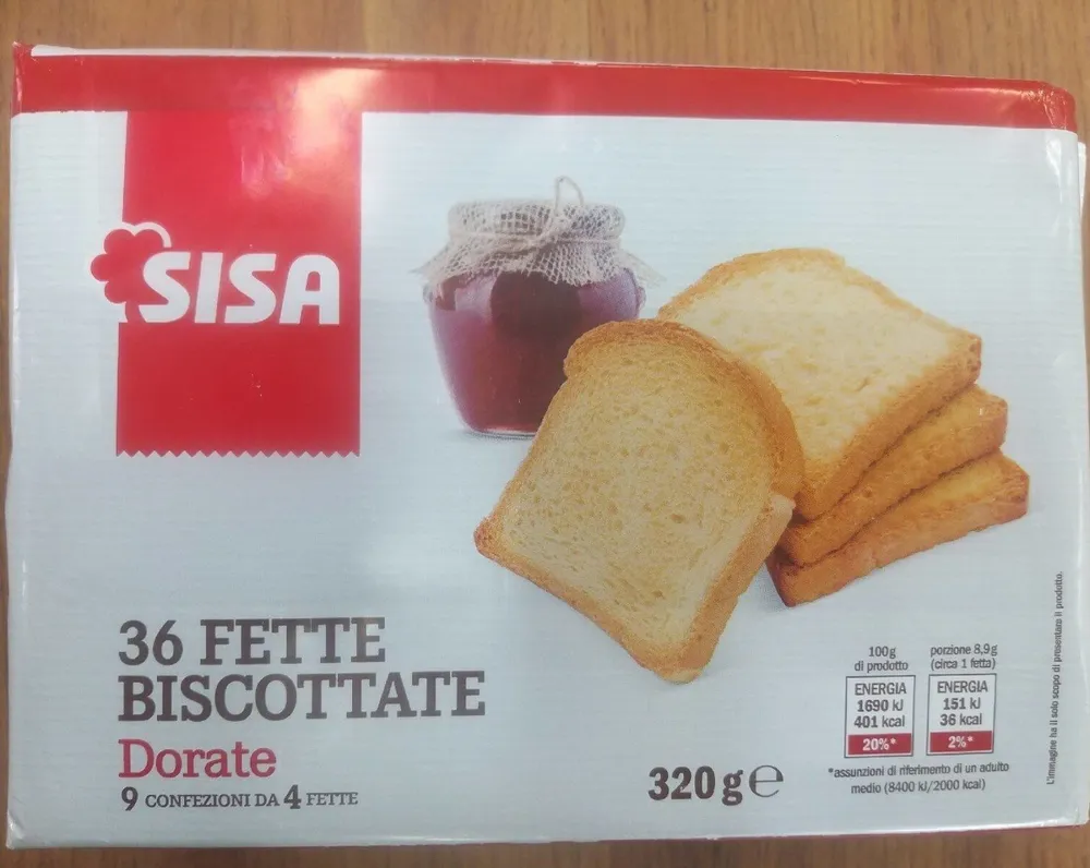 Fette biscottate dorate