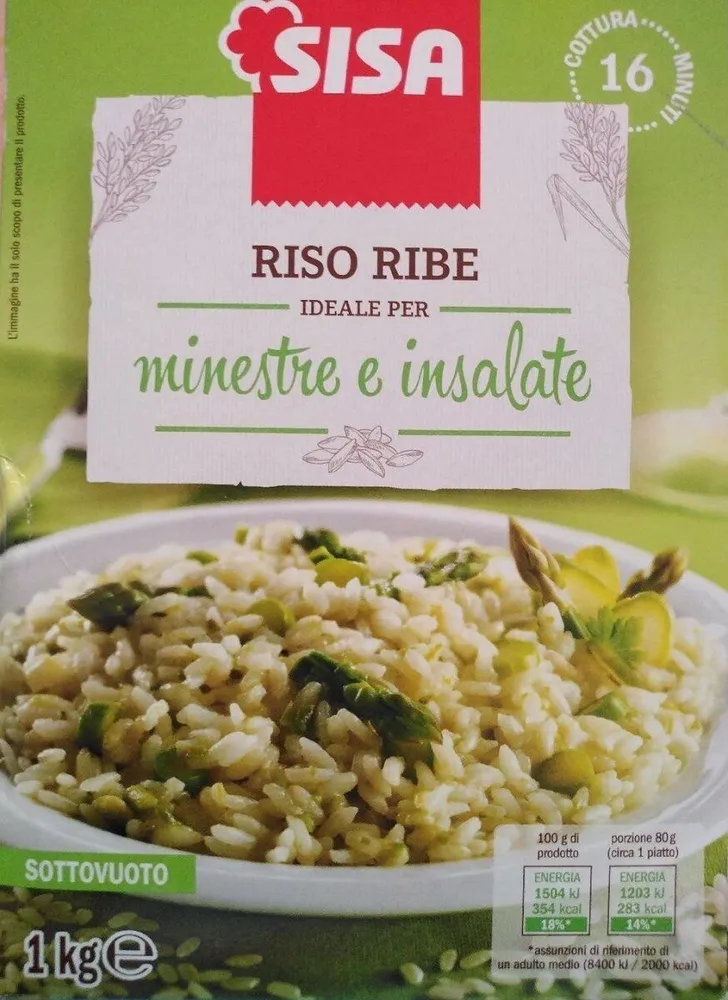 Riso ribe ideale per ministre e insalate