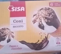 Cono panna e cioccolato