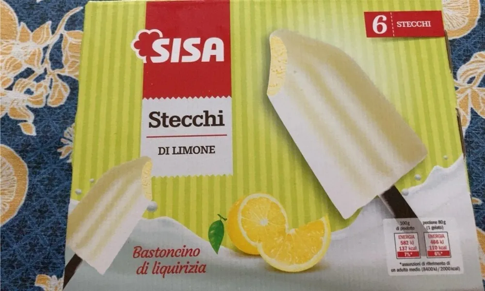 Stecchi di Limone Bastoncini di Liquirizia