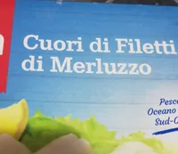 Cuori di filetti di merluzzo
