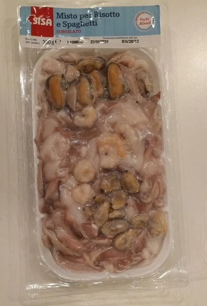 Preparato per spaghetti mix di molluschi