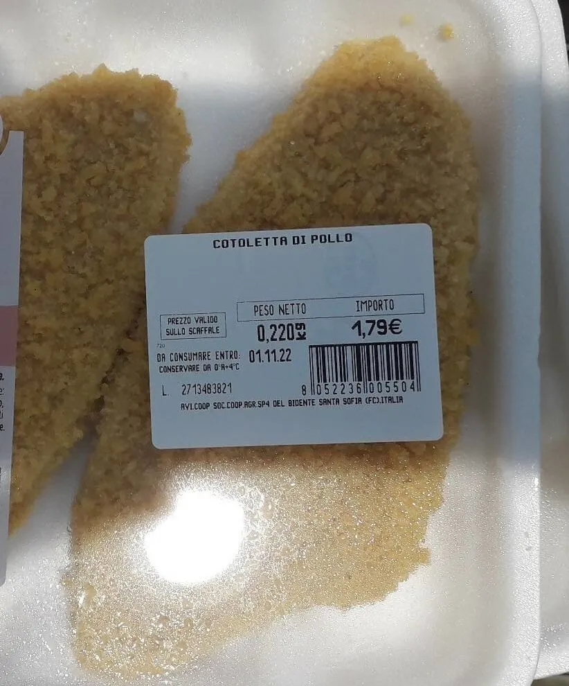 Pronti da cuocere cotolette