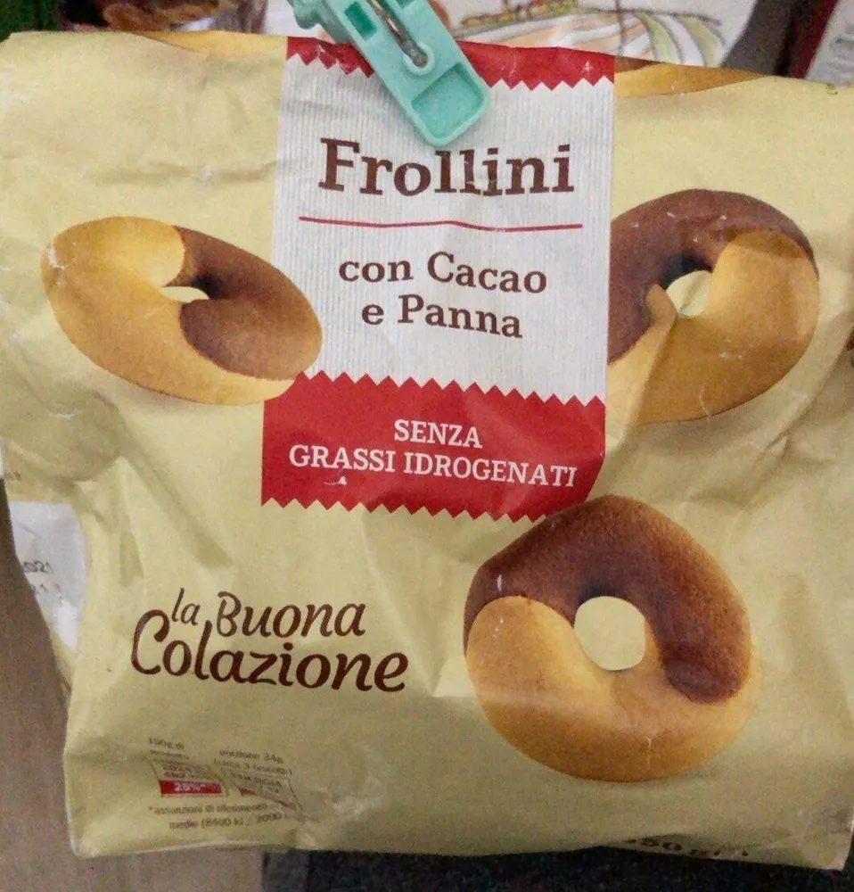 Frollini con cacao e panna