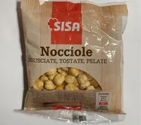 Nocciole sgusciate, tostate, pelate