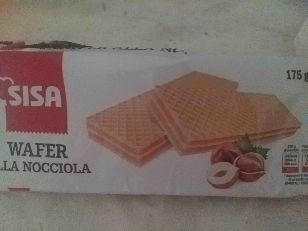 Wafer alla Nocciola