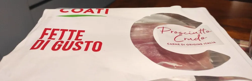 Fette di gusto prosciutto crudo